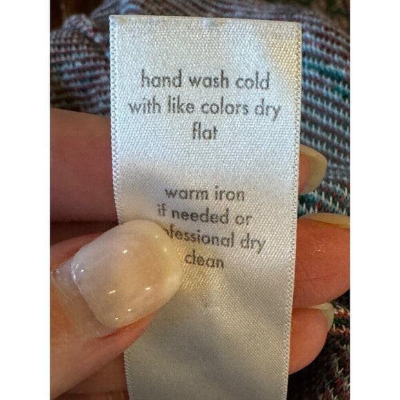 Replica Los Angeles Dress Women Large Blue And Red Knit Cherry Print Midi Sheath - Picture 12 of 12